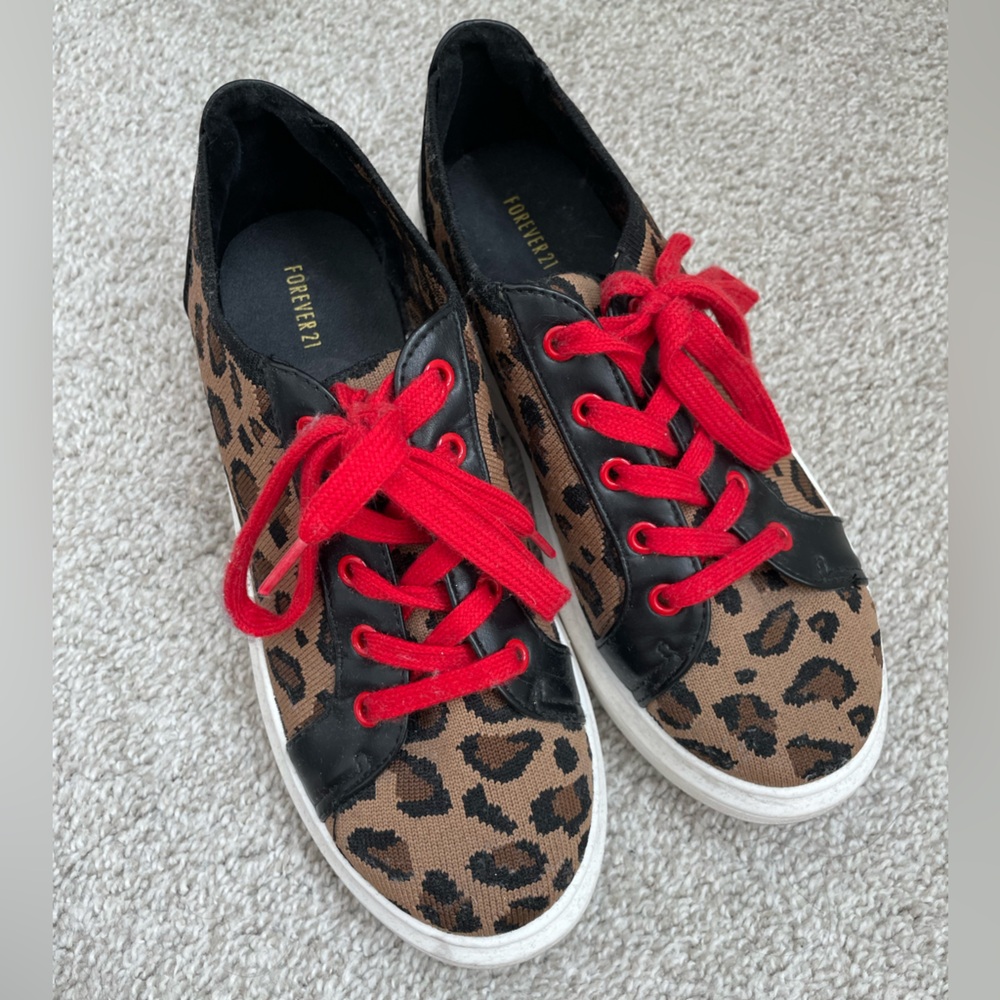 Forever 21 animal print sneakers